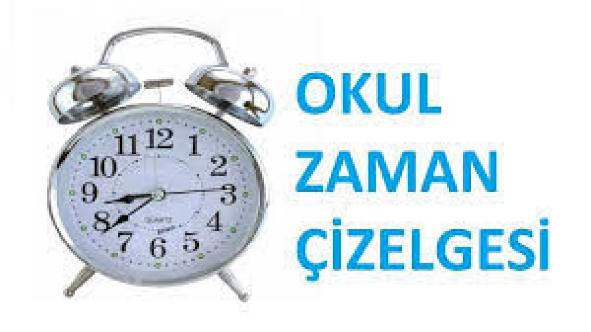 ATA İLKOKULU ZAMAN ÇİZELGESİ